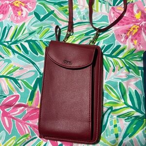 Burgundy Crossbody Bag